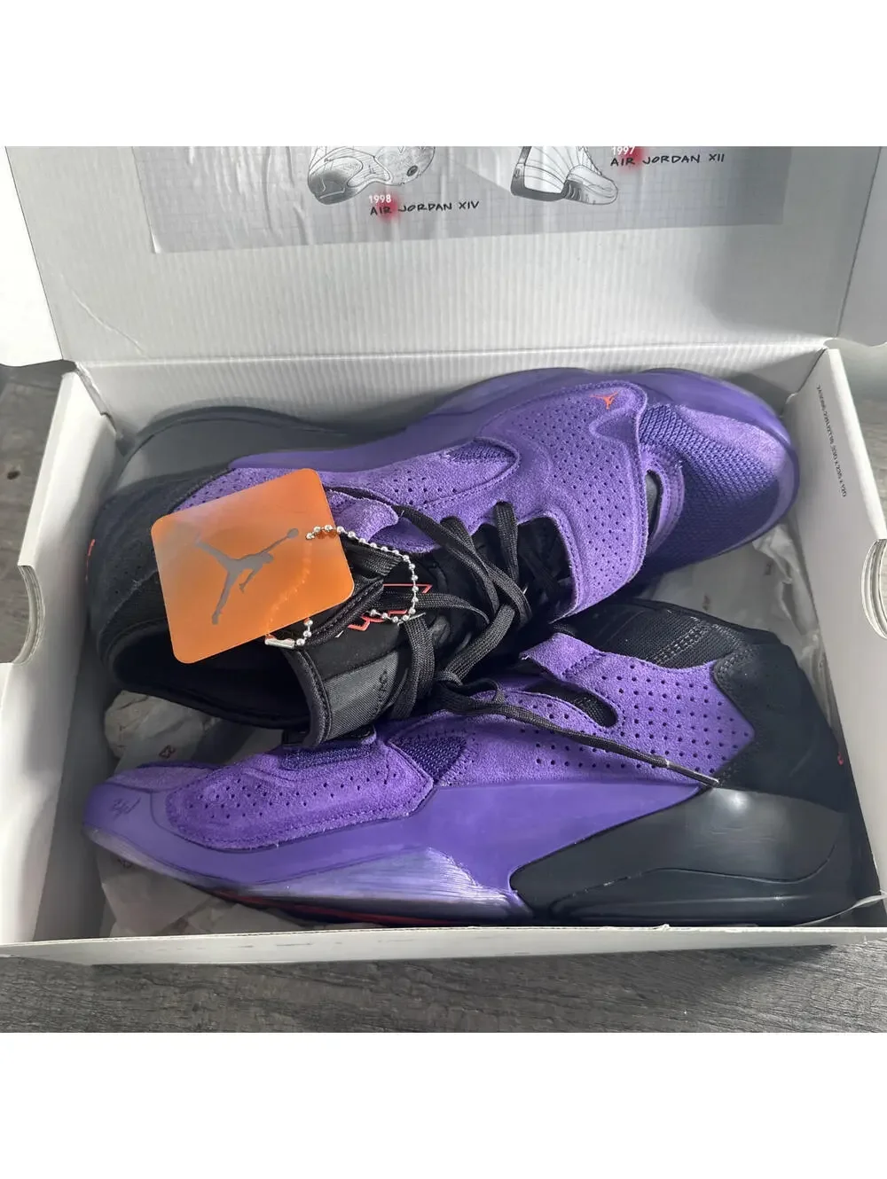 Nike Jordan Zion 2 - Court Purple/Black - DO9073 506 - Womens 7